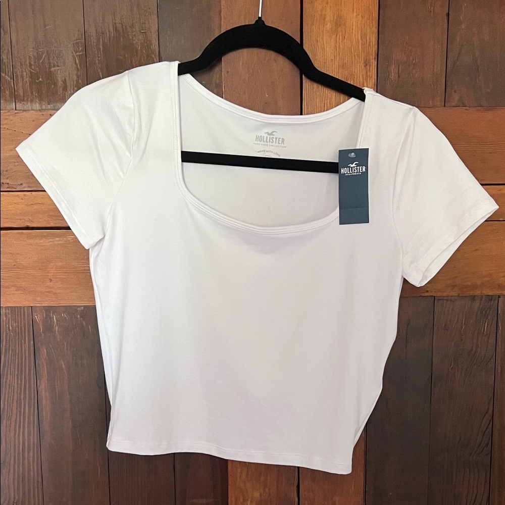 Hollister Women's Classic White Tee